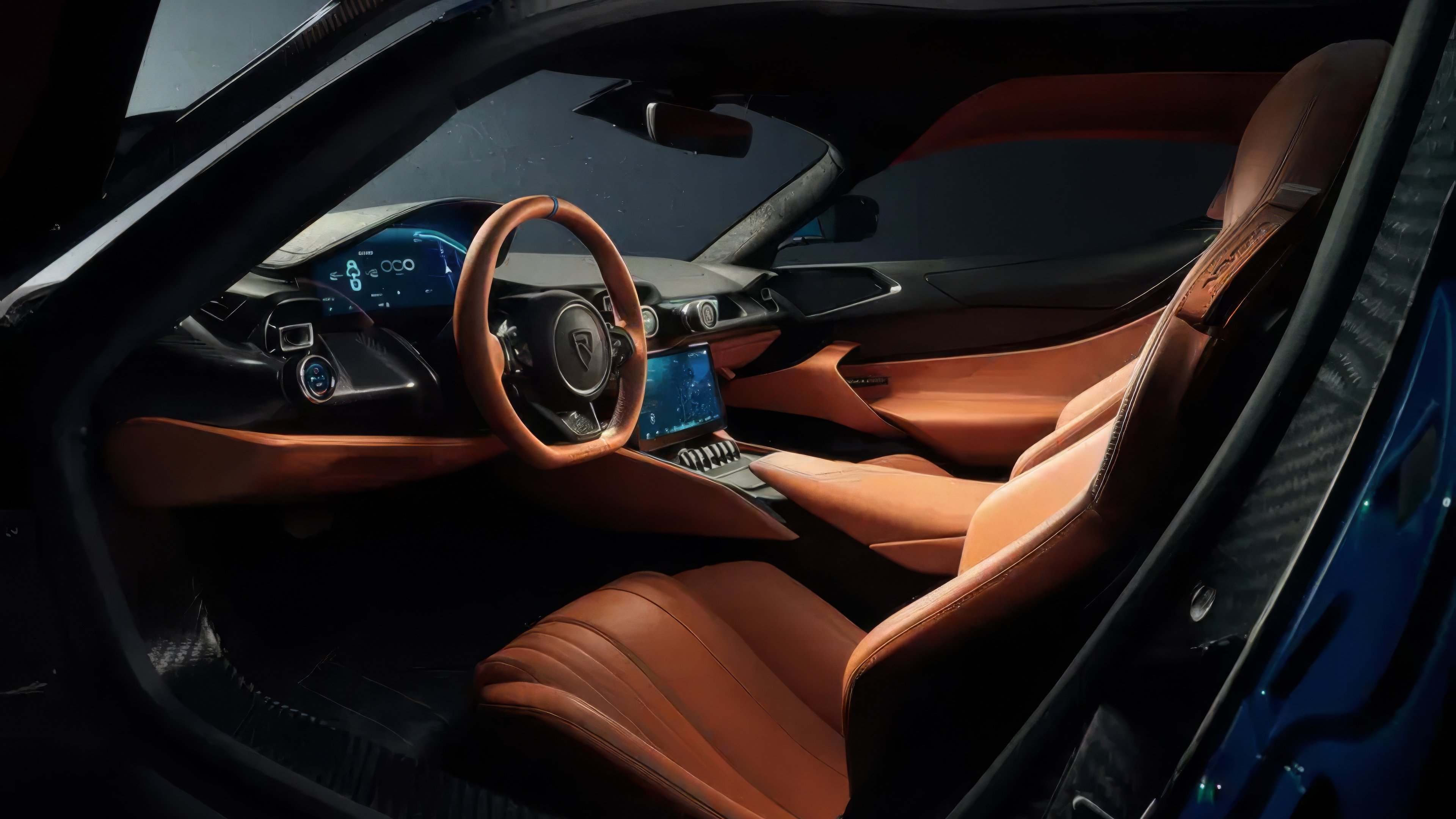Rimac Nevara  interior view