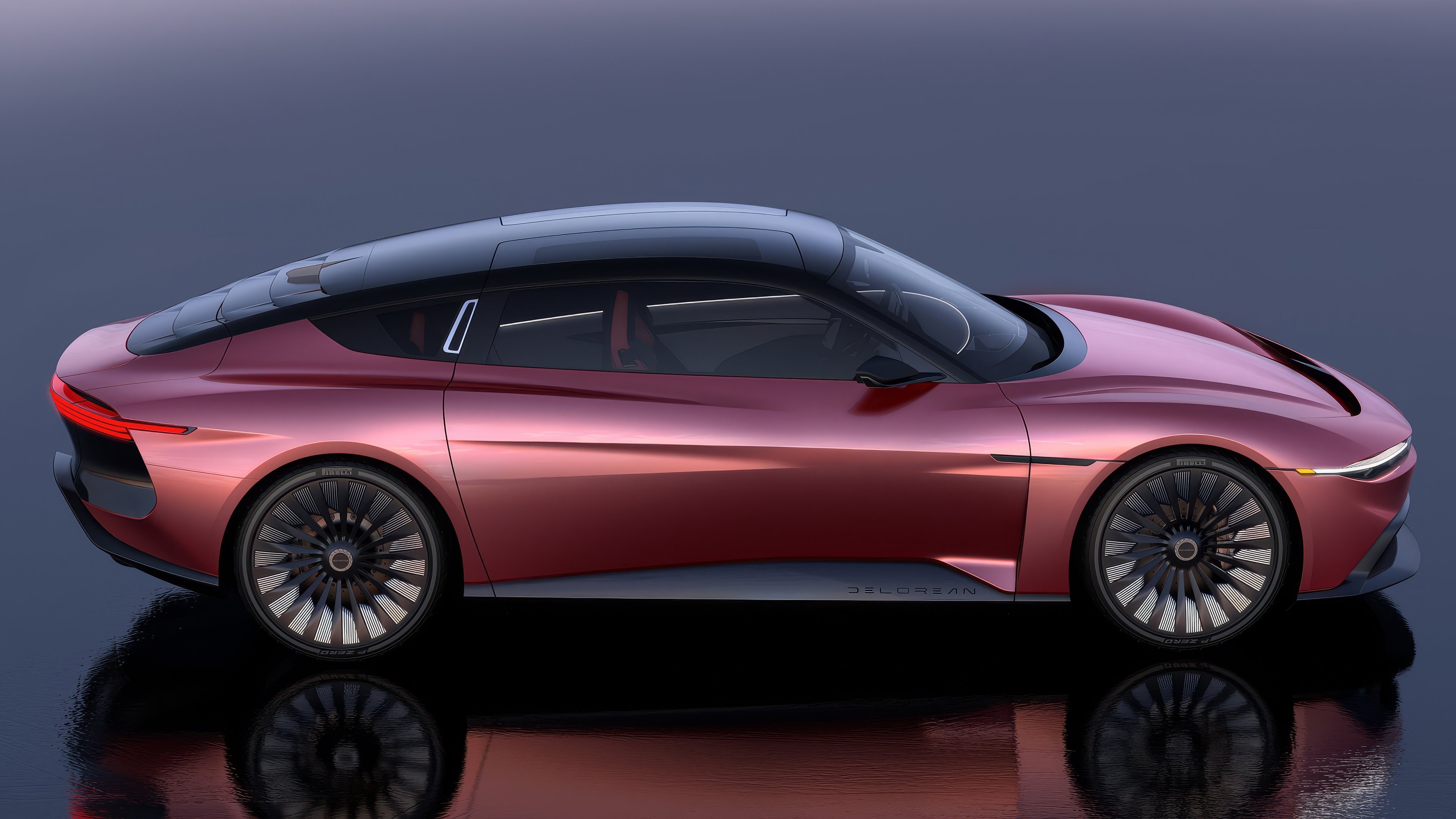 DeLorean Alpha5  side view