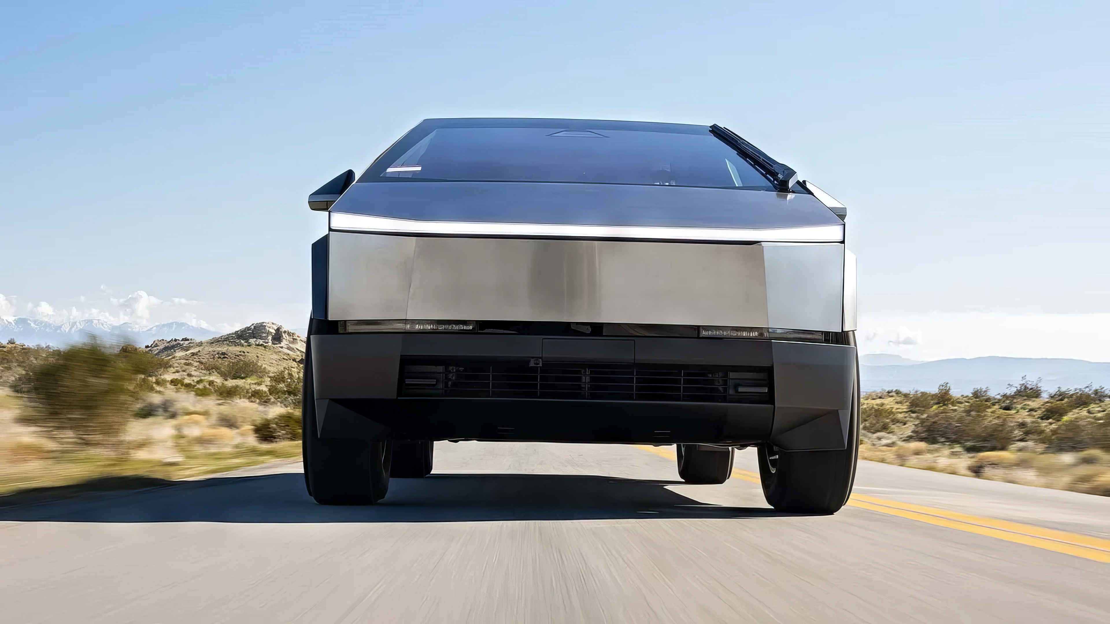 Tesla Cybertruck Dual Motor front view