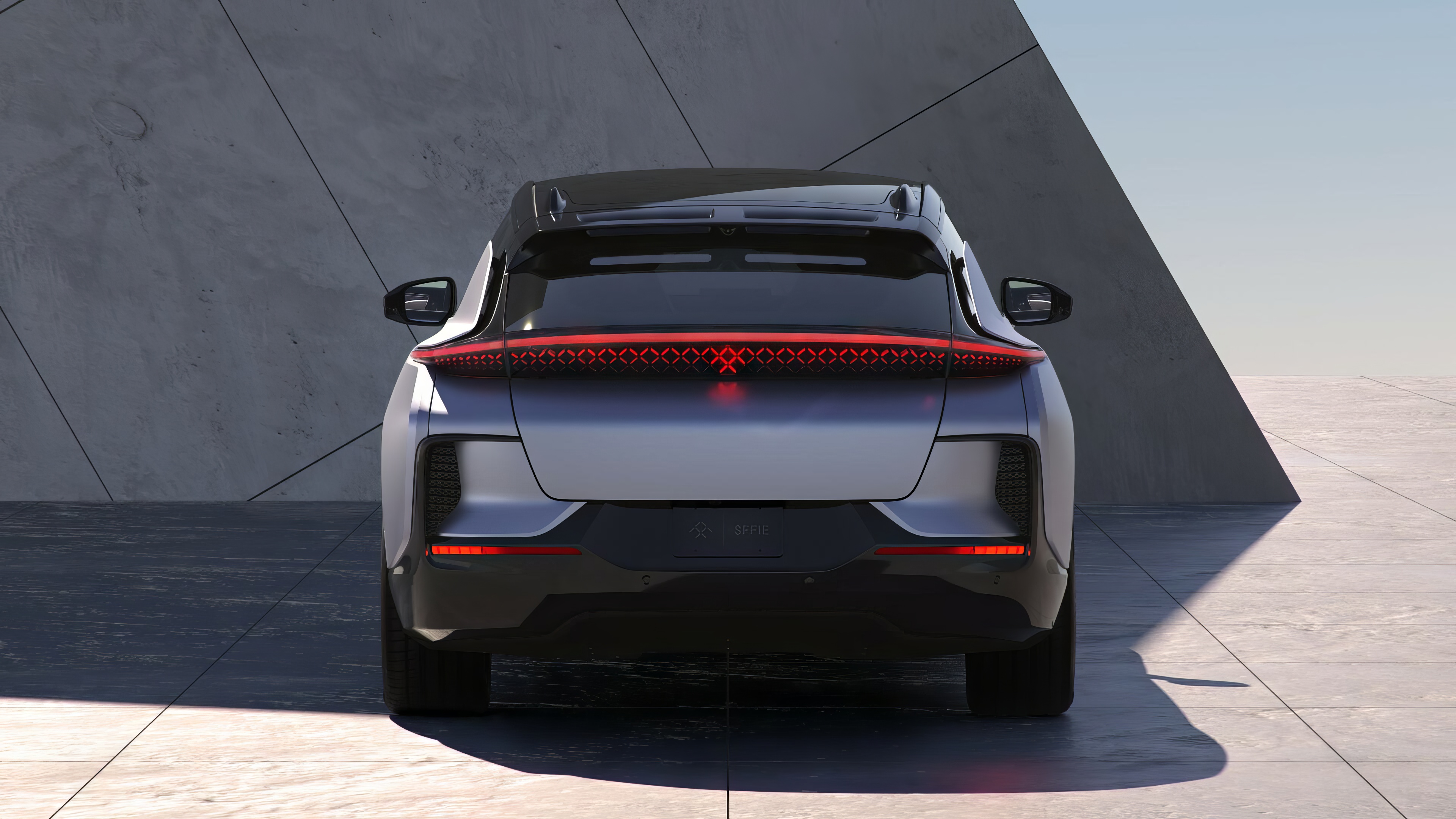 Faraday Future FF 91 2.0 Futurist rear view