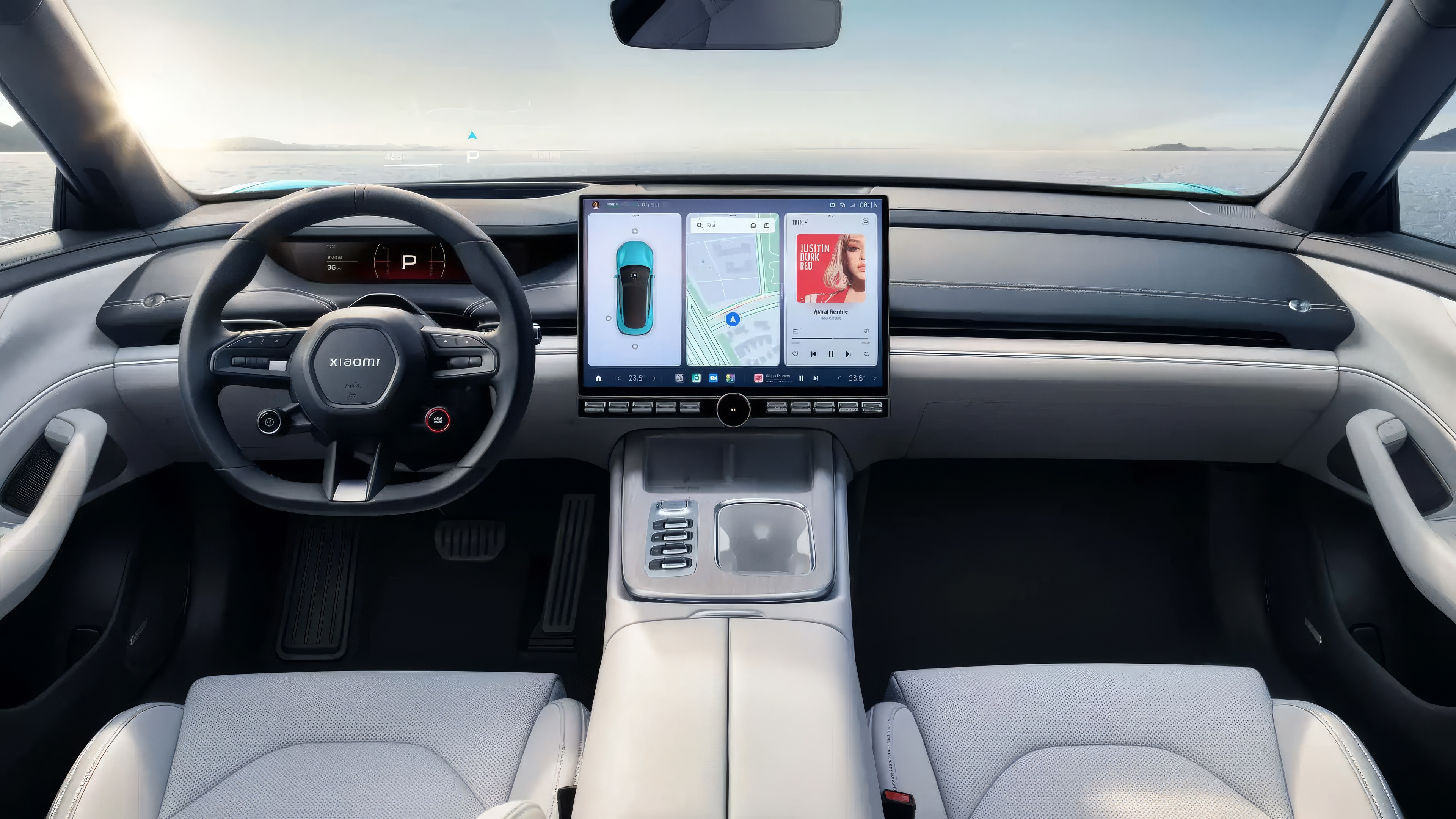 Xiaomi SU7 RWD interior view