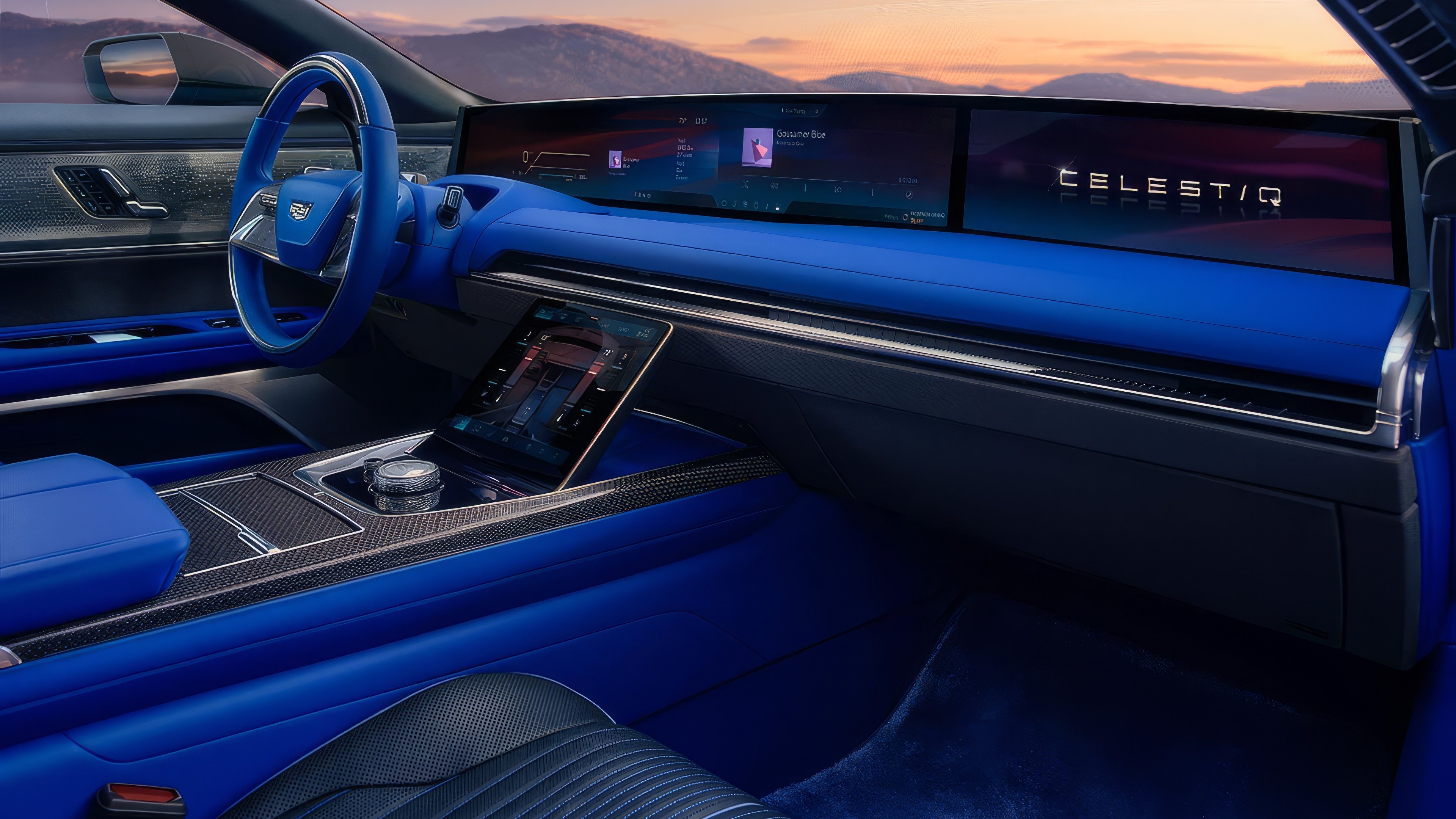 Cadillac Celestiq  interior view