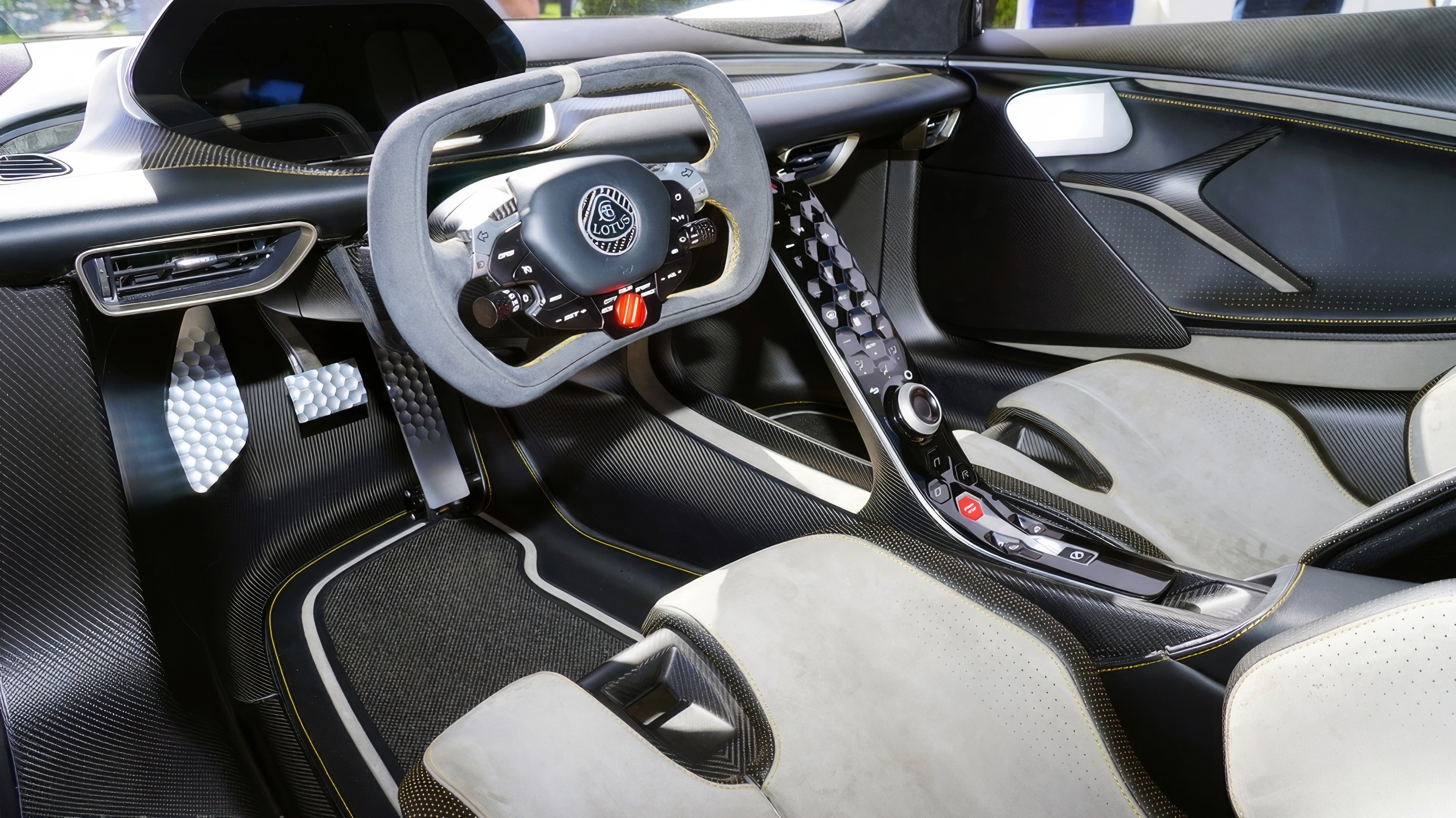 Lotus Evija  interior view