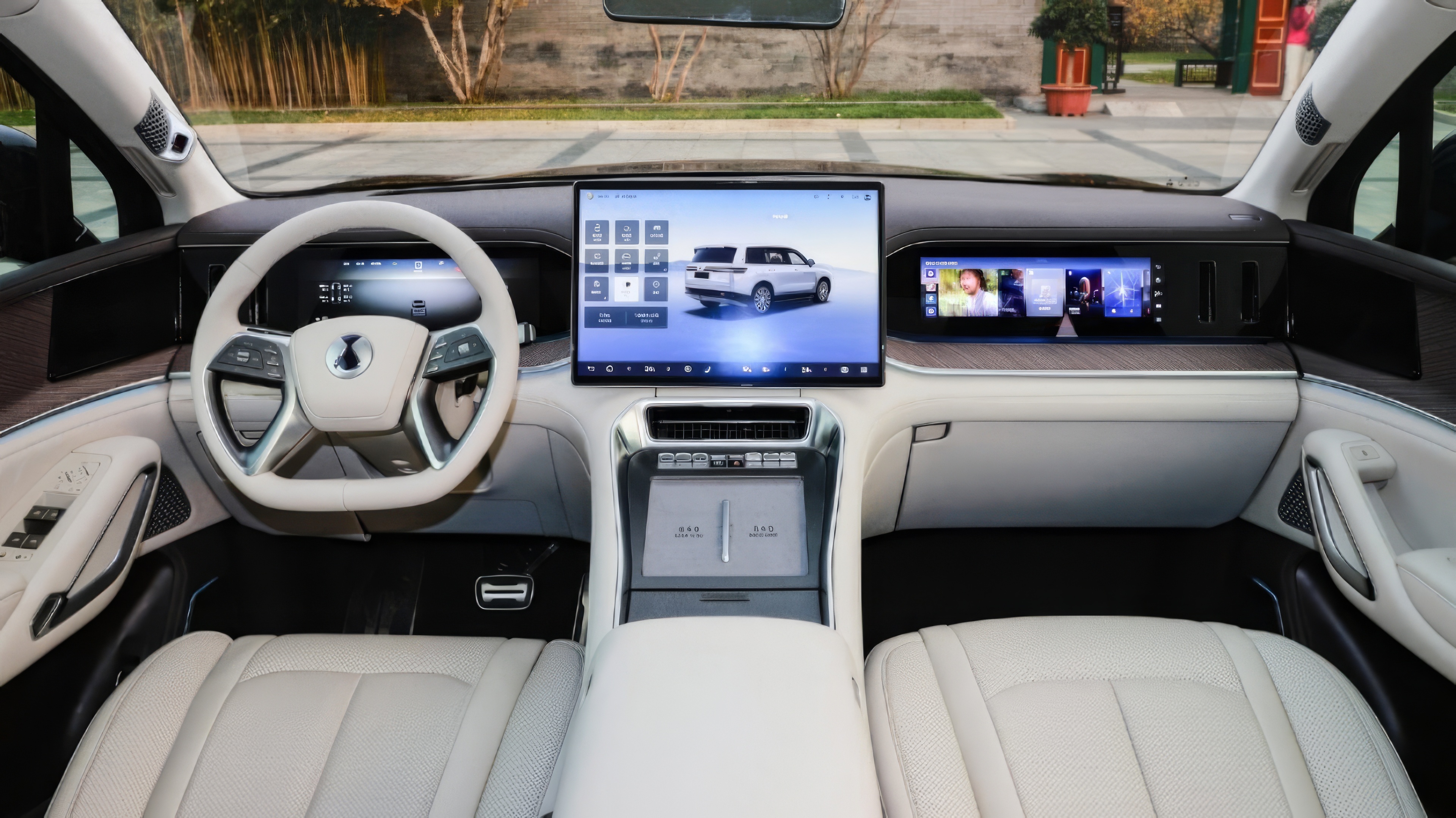 Denza D9 EV AWD interior view