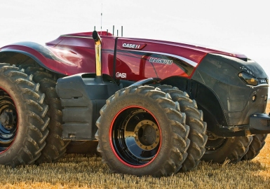 Case electric tractor