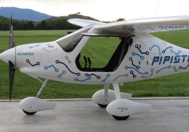 Pipistrel electric airplane