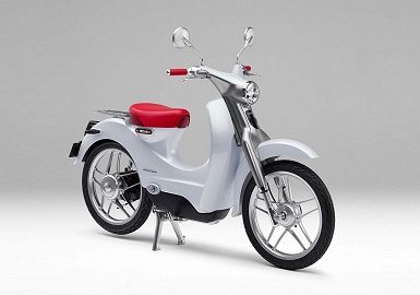 Honda electric moped scooter